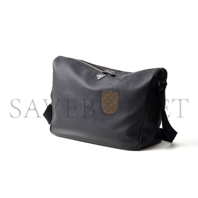 PRADA LARGE LEATHER SHOULDER BAG 2VH185 (43*32*18cm)